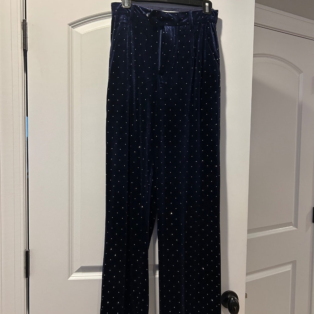 Never Fully Dressed Arden Velvet Trousers - Picture 2 of 3